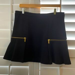 Michael Kors | black mini with zipper detail | 10